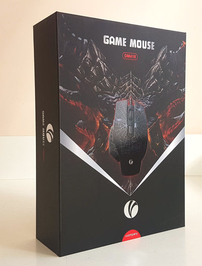 VCOM DM418 gamer egér RGB – precíz irányítás, gyors reakcióidő