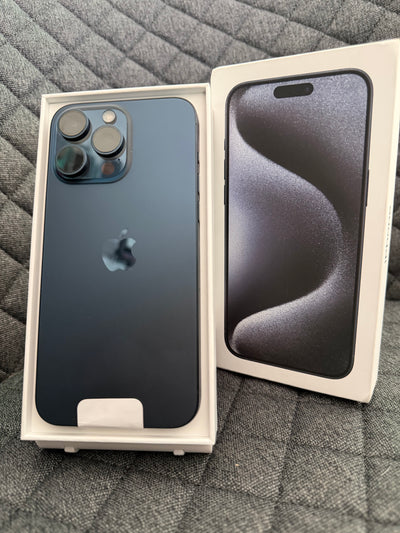 Apple iPhone 15 Pro Max, Blue Titan 256 GB Új