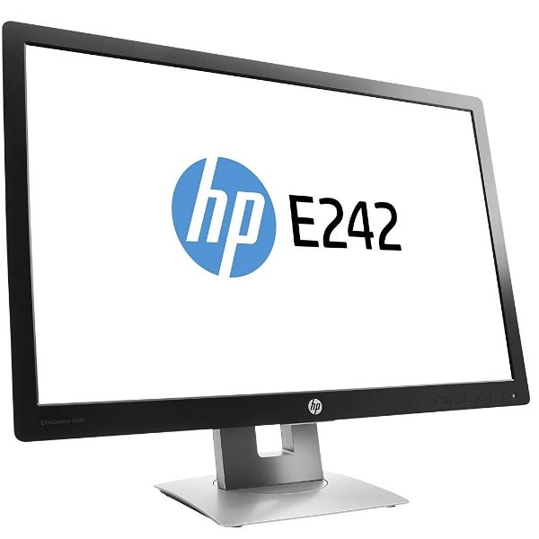 HP EliteDisplay E242 Monitor | 24" Pivot, IPS, HDMI, DP, VGA, USB