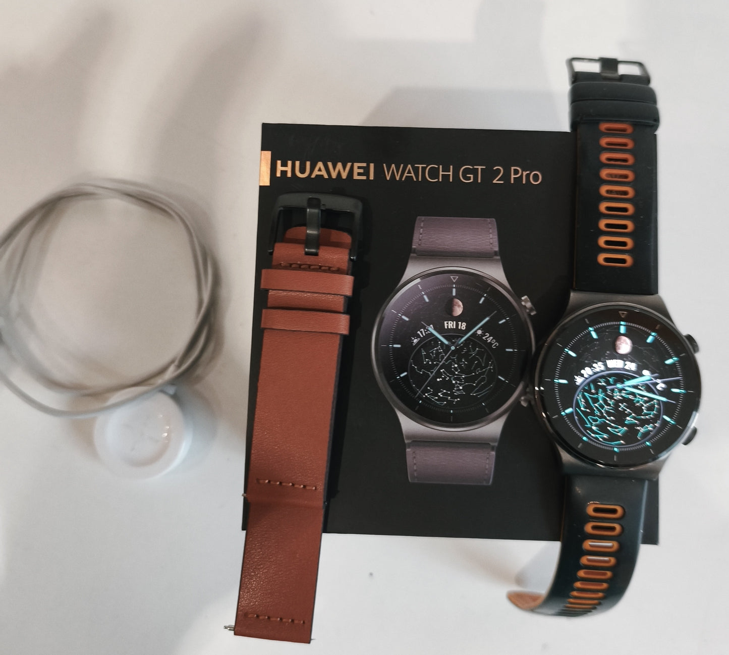 Huawei Watch GT2 Pro Prémium Okosóra | Titánium, Zafírüveg, 14 napos Akku