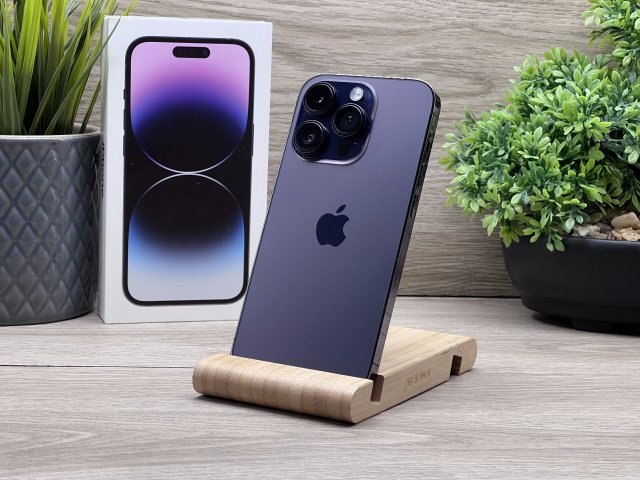 iPhone 14 Pro 128GB Deep Purple | Dynamic Island, 48MP Új 100%-os akku