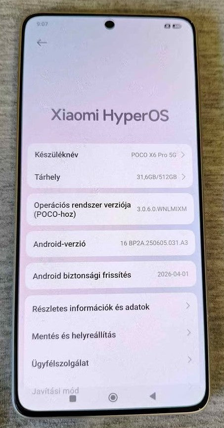 Xiaomi Poco X6 Pro 5G 12/512GB Grey | Dimensity 8300-Ultra, 120Hz