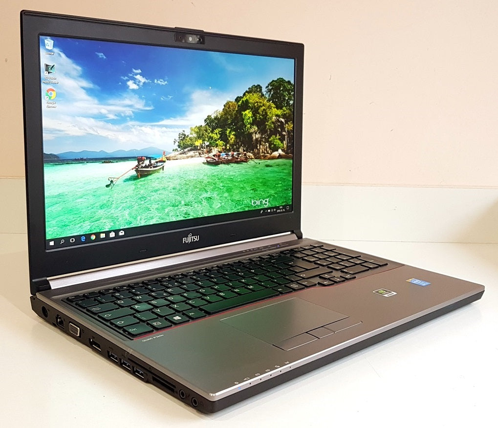 Fujitsu Lifebook E756   i5-6300U / 8 GB / 256 GB SSD / HD / Win 11