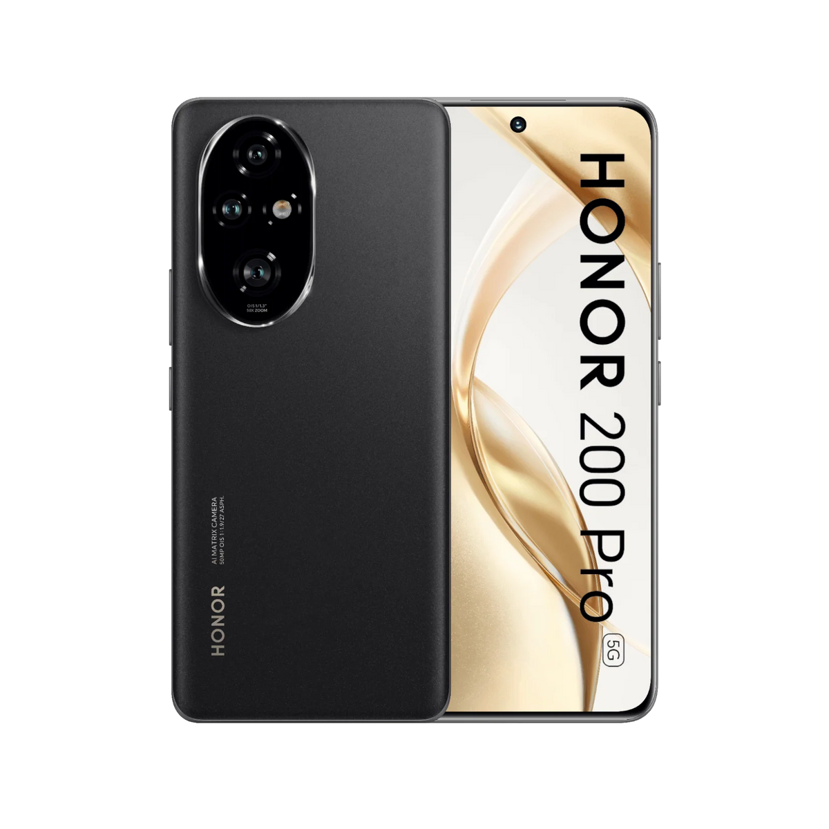 HONOR 200 pro Black 12GB/512GB Okostelefon - 50MP OIS, 120Hz AMOLED