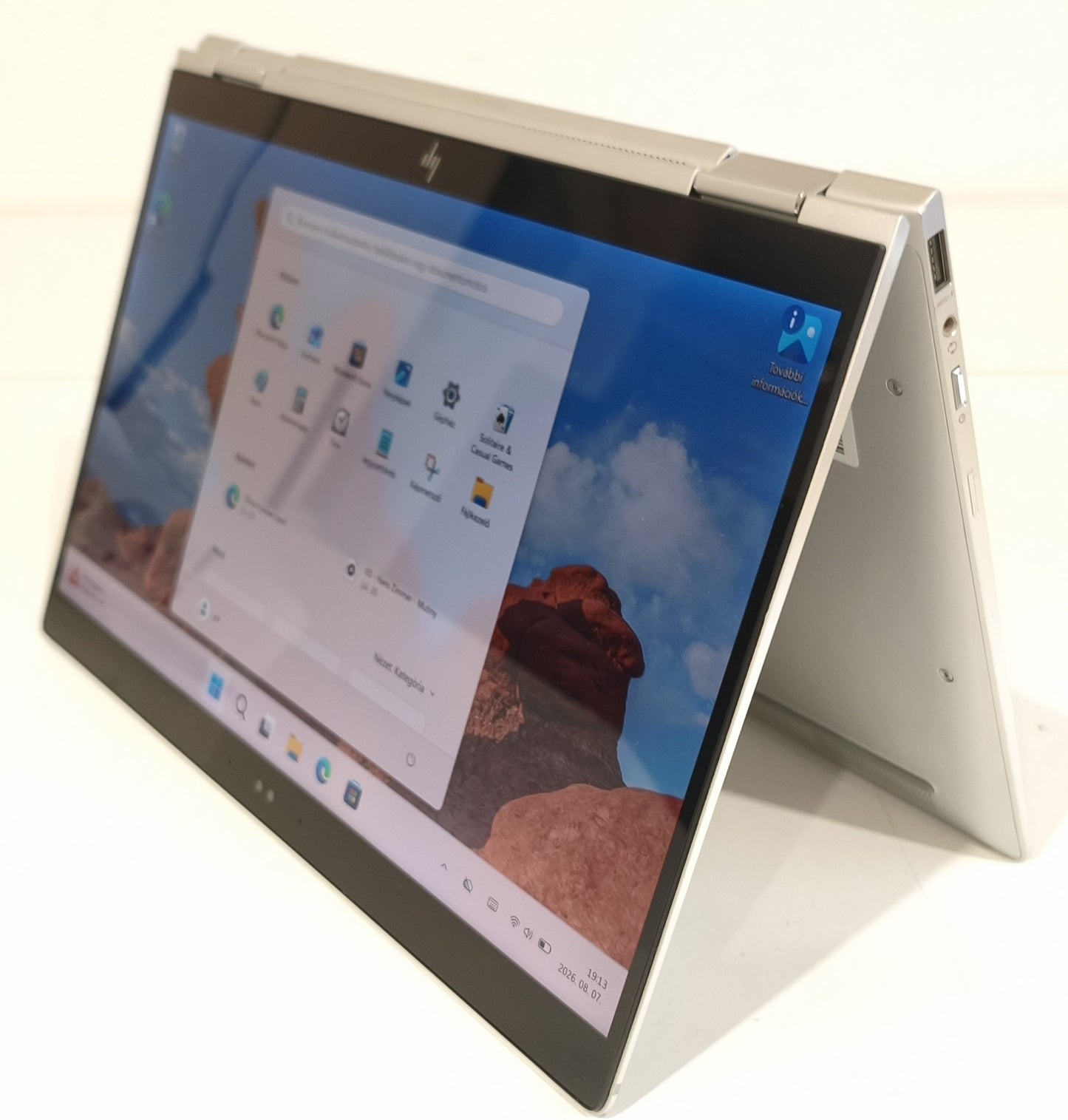HP EliteBook X360 1030 G3  i5-8350U / 8 GB / 256 GB SSD / FHD Touch / Win 11