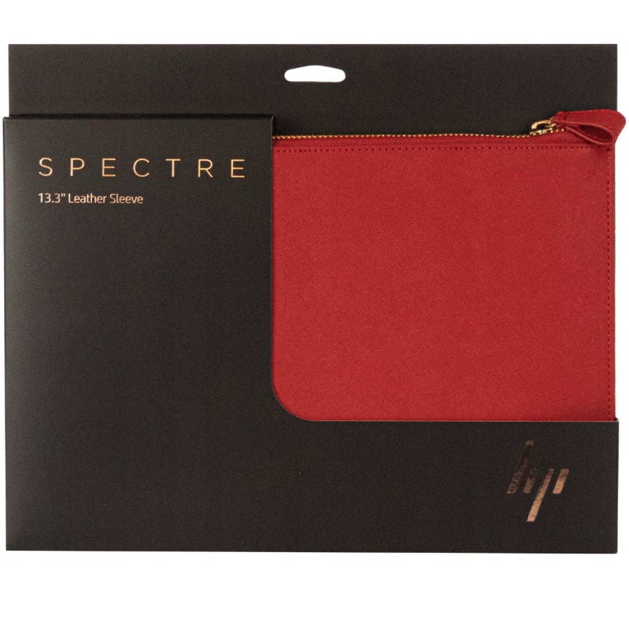 HP Spectre Split Bőr Laptop Táska 13.3" Piros / Arany