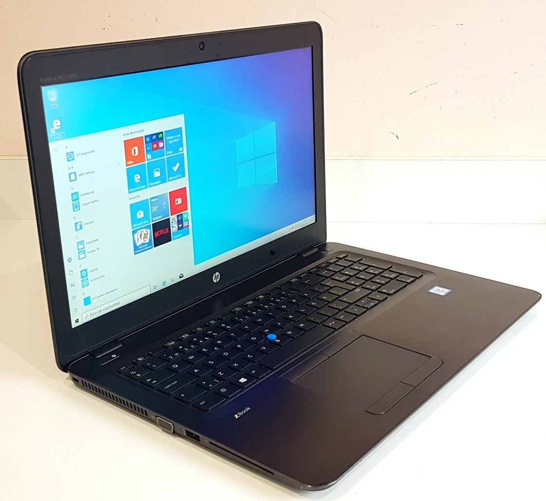 HP ZBook 15u G4  i7-7500U / 8 GB / 256 GB SSD / FHD / Radeon / Win 11