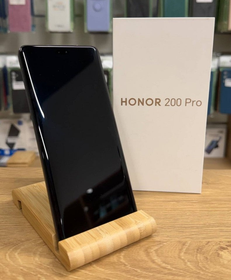 HONOR 200 pro Black 12GB/512GB Okostelefon - 50MP OIS, 120Hz AMOLED