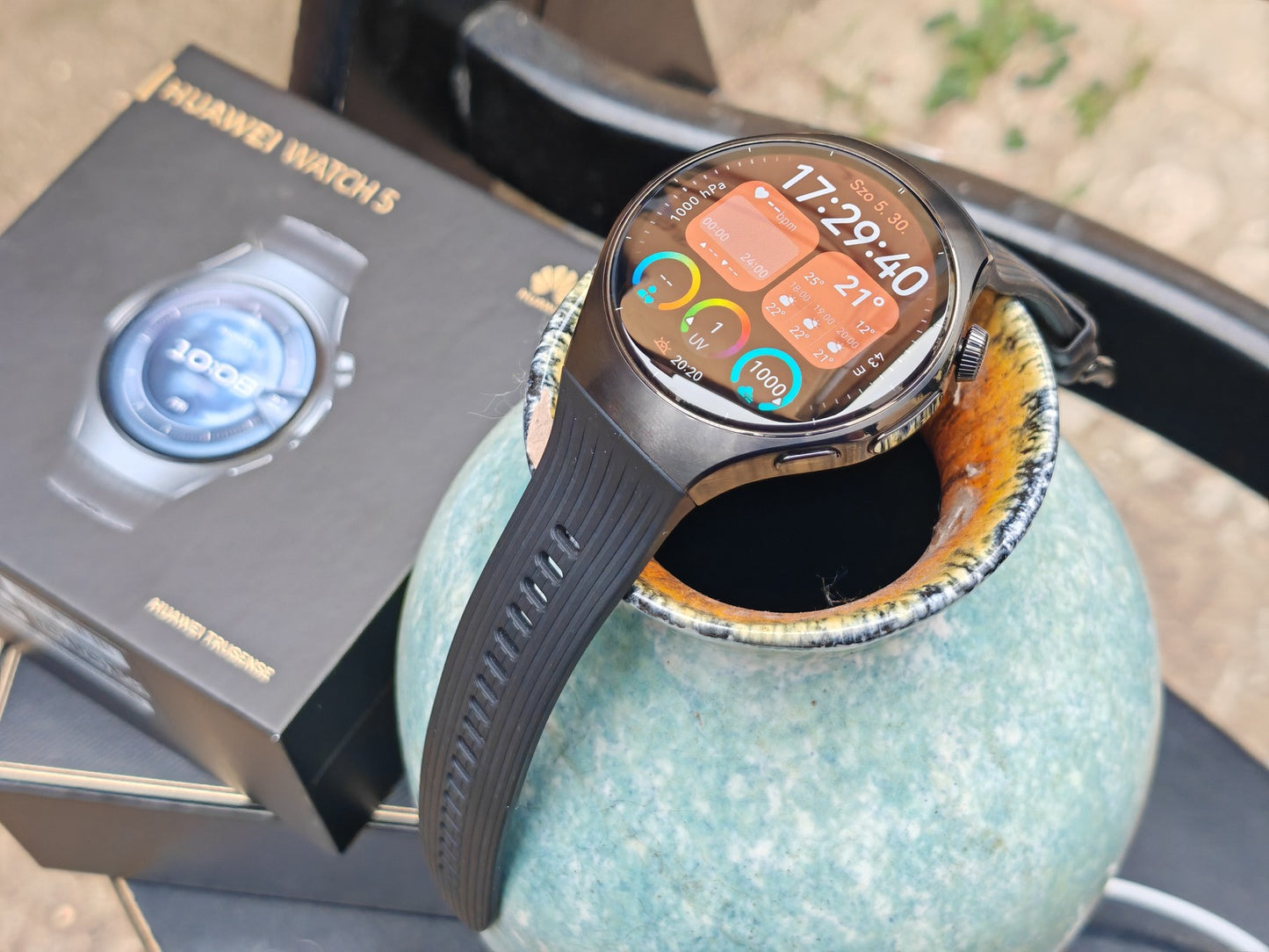 Huawei Watch 5 LTE 46mm eSIM okosóra | Karcmentes, Újszerű