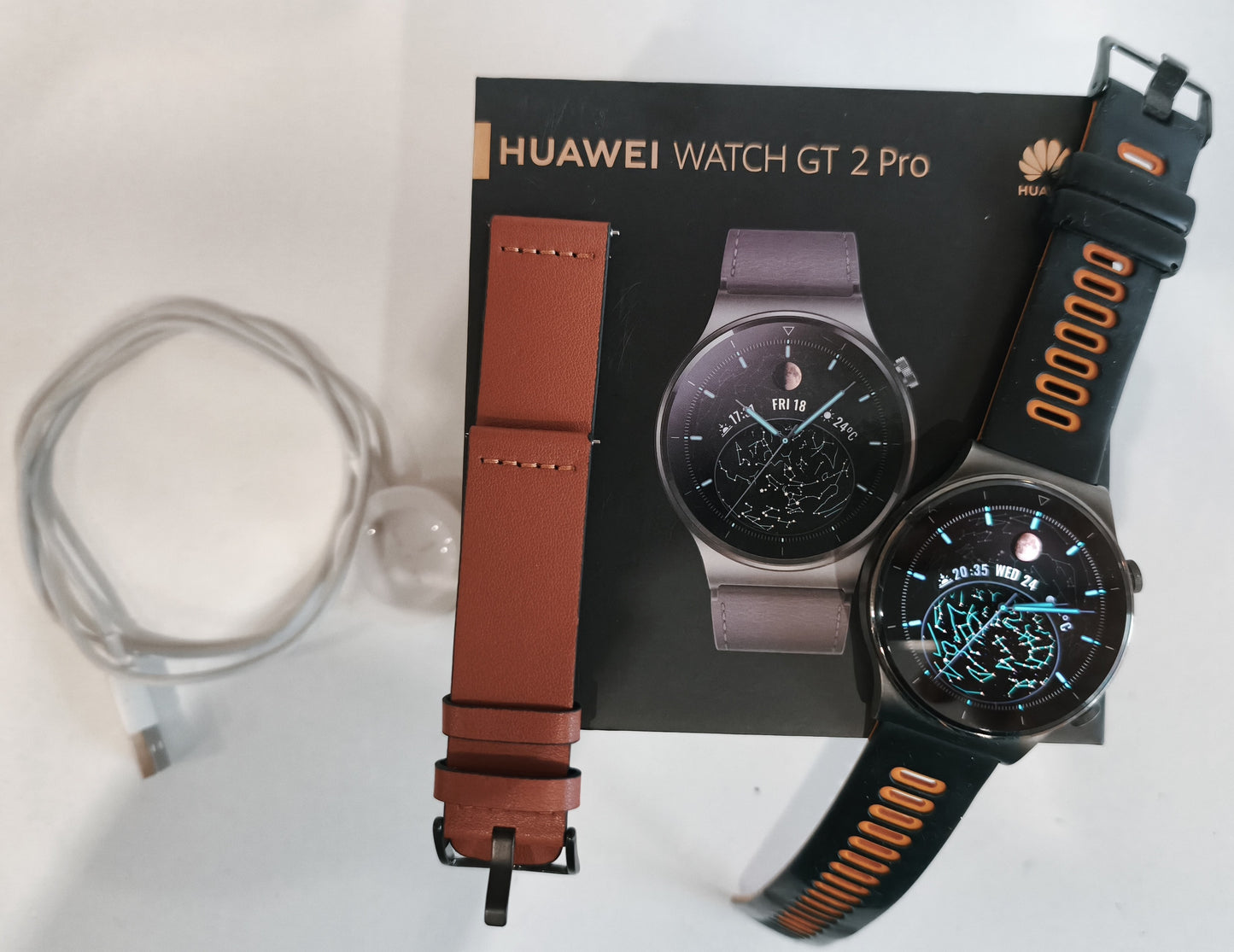 Huawei Watch GT2 Pro Prémium Okosóra | Titánium, Zafírüveg, 14 napos Akku