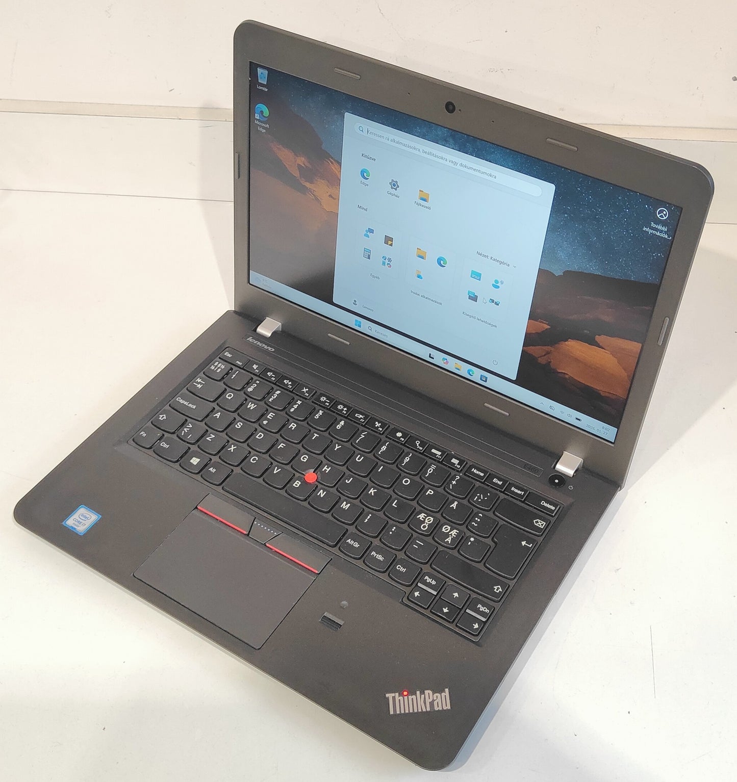 Lenovo ThinkPad Edge E460  i5-6200U / 8 GB / 180 GB SSD / FHD / Radeon R7 / Win 11