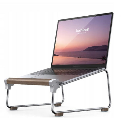 Lamicall Ergonomikus Laptop Állvány - Prémium Fa és Fém Design