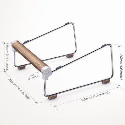 Lamicall Ergonomikus Laptop Állvány - Prémium Fa és Fém Design