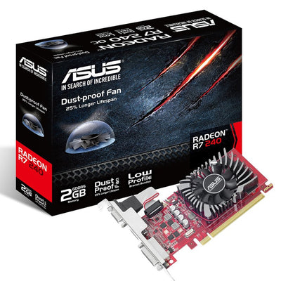 ASUS Radeon R7 240 OC 4GB DDR3 | Megbízható videókártya HDMI-vel