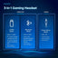Captain 300 Wireless Gaming Headset | 2.4G, Bluetooth, 40h akku