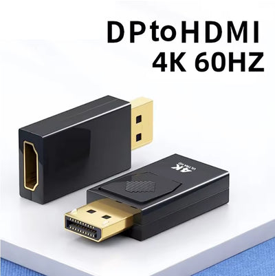 DisplayPort - HDMI 4K@60Hz Átalakító Adapter | Aranyozott