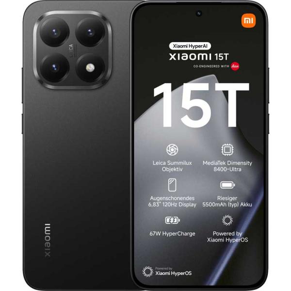 Xiaomi 15T 5G 12/512GB | Leica Kamera, 144Hz AMOLED, IP68